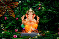 Eco Friendly Ganesh Idol of Clay - 10 inches - EF114