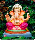 Eco Friendly Ganesh Idol of Clay - 15 inches - EF210