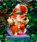 Eco Friendly Ganesh Idol of Clay - 15 inches - EF239