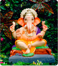 Eco Friendly Ganesh Idol of Clay - 18 inches - EF260