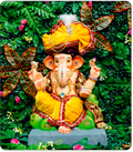 Eco Friendly Ganesh Idol of Clay - 18 inches - EF295