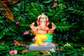 Eco Friendly Ganesh Idol of Clay - 8 inches - EF59