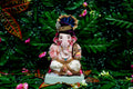 Eco Friendly Ganesh Idol of Clay - 8 inches - EF75